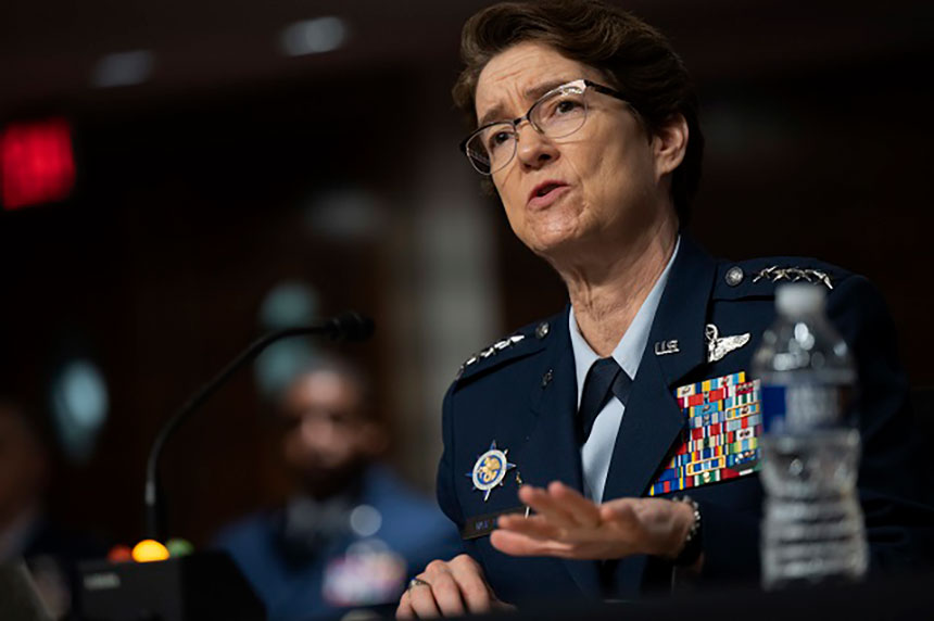 Gen. Jacqueline D. Van Ovost, commander, U.S. Transportation Command, delivered the 2023 Posture Statement to the House Armed Services Committee March 28, 2023